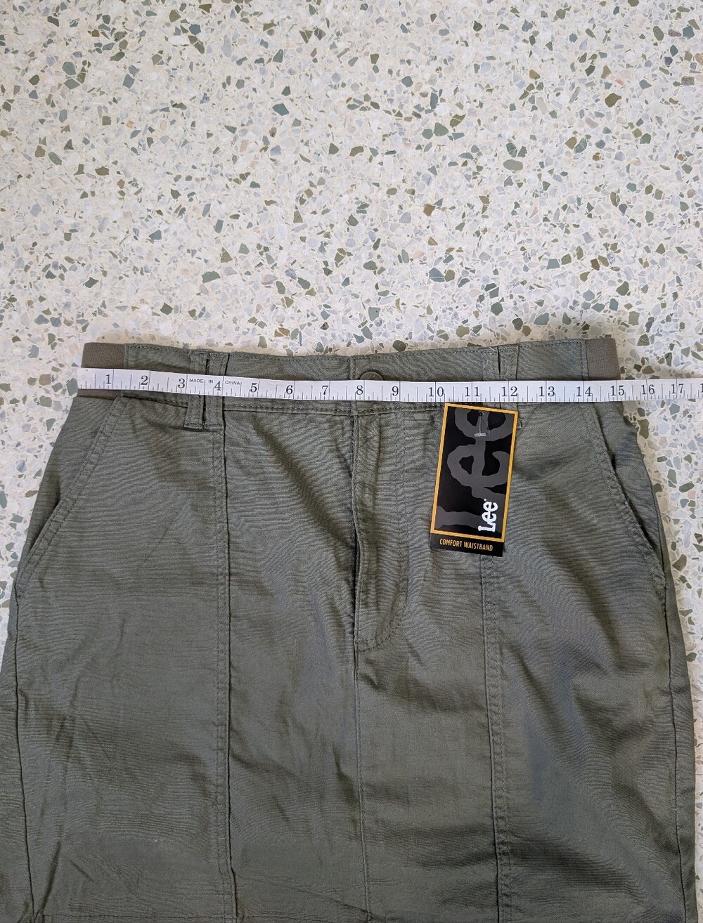 NWT Lee Olive Utility Pencil Skort - Picture 5 of 6